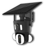 HXVIEW SD320-4G Solar 4G gun ball linkage smart camera,HD double shot double frame,PIR human body sensing +Ai humanoid detection alarm,Two-ways Audio,cloud storage and local storage