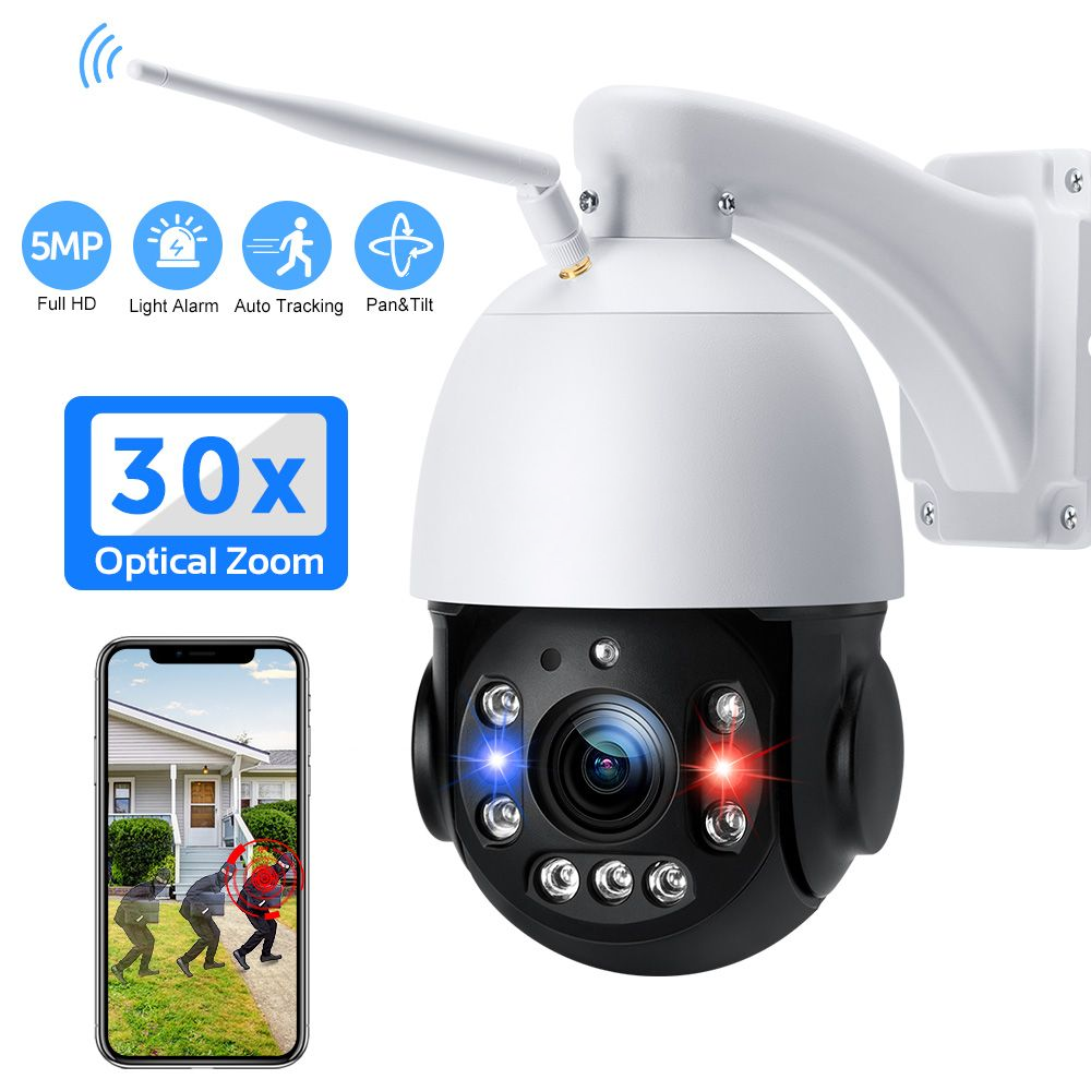 30x Zoom Ptz Ip Camera Outdoor PTZ WiFi Security Camera Outdoor