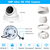 BOLLNG 5MP PoE Security Camera System 3TB HDD, (8) Wired 5MP Outdoor PoE IP Cameras with Wide Angle, 8CH 5MP H.265 NVR, 24/7 Record Video Audio, 8 Channel Simultaneous Playback