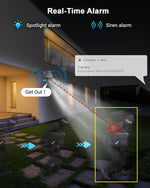 4K PTZ Security Camera Outdoor with 30X Optical Zoom, 1000FT Laser Night Vision, 8MP 360° WiFi Wireless RTSP IP Camera, Auto Tracking, Person/Vehicle Detection, 2.4/5GHz Wi-Fi, 2-Way Audio