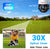 HXVIEW 16 Channel 4K PoE Security Camera System with 4TB HDD, 16pcs 5MP 30X Optical Zoom PTZ Cameras, 16CH H.265 8MP/4K NVR, 2 Storage Bays, 16-CH Synchro Playback