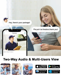 4K PTZ Security Camera Outdoor with 30X Optical Zoom, 1000FT Laser Night Vision, 8MP 360° WiFi Wireless RTSP IP Camera, Auto Tracking, Person/Vehicle Detection, 2.4/5GHz Wi-Fi, 2-Way Audio