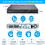 HXVIEW 16 Channel 4K PoE Security Camera System with 4TB HDD, 16pcs 5MP 30X Optical Zoom PTZ Cameras, 16CH H.265 8MP/4K NVR, 2 Storage Bays, 16-CH Synchro Playback