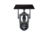 HXVIEW SD200-4G Solar 4G-Gun-Ball-Linkage-Smart-Kamera, HD-Double-Shot-Doppelrahmen, intelligent, schnelles Aufwachen, PIR-Erkennung des menschlichen Körpers + AI-Alarm zur Erkennung humanoider Menschen, Zwei-Wege-Audio, APP, solarbetrieben