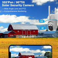 4G PTZ Camera Outdoor CCTV Wireless Security Surveillance System GSM SIM Card LTE IP Solar Powered Battery