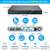 BOLLNG 16 Channel 4K PoE Security Camera System with 4TB HDD, AI Human Detection, 8MP 16CH H.265 NVR, 16pcs 4K Outdoor PoE IP Dome Cameras, 24/7 Video Audio Recording, 16-CH Synchro Playback