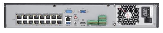 DS-7616NI-I2/16P  Embedded Plug & Play 4K NVR