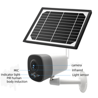 Drahtlose Netzwerk-Solarkamera WIFI-Überwachungskamera Zwei-Wege-Sprach-HD-Nachtsichtkamera (1080P)