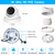 BOLLNG 8 Channel 4K PoE Security Camera System, 8MP 8CH H.265 NVR with 4TB HDD, 8pcs 4K Outdoor PoE IP Dome Cameras, AI Human Detection, 24/7 Video Audio Recording, 8-CH Simultaneous Replay