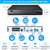 BOLLNG 8 Channel 4K PoE Security Camera System, 8MP 8CH H.265 NVR with 4TB HDD, 8pcs 4K Outdoor PoE IP Dome Cameras, AI Human Detection, 24/7 Video Audio Recording, 8-CH Simultaneous Replay