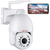 PTZ Security Camera Outdoor 5MP WiFi Wireless Spotlight Camera 5X Optical Zoom IP Camera Support Color Night Vision Auto Tracking Human Detection 2-Way Audio IP66 Waterproof