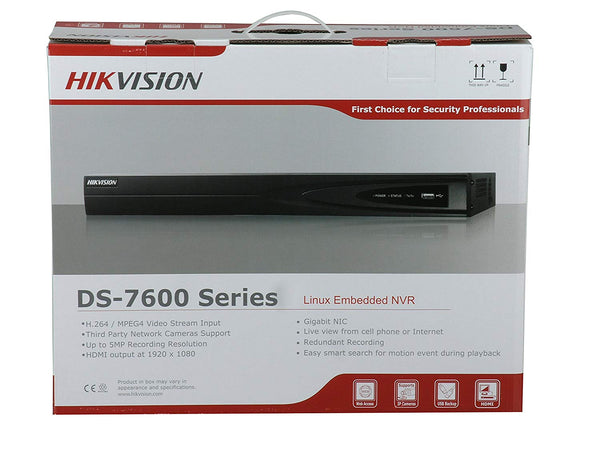 Hikvision DS-7604NI-K1-4P | 4 Channel POE Network Video Recorder