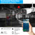 WiFi Security Camera Outdoor 1080P 2MP ONVIF Wireless IP Camera Smart Home Bullet Surveillance CCTV System with Night Vision IP66 Waterproof Two-Way Audio All Metal Housing Work with Alexa