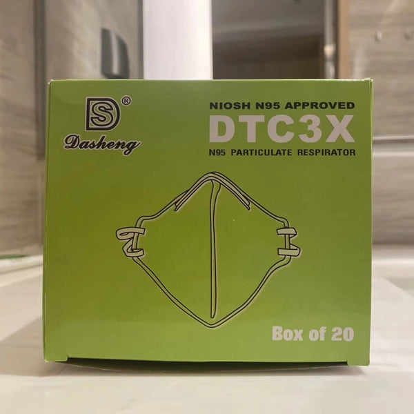 Dasheng NIOSH N95 Maske – DTC3X (20 Stück)