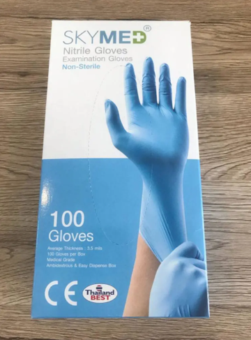 Guanti da esame in nitrile non sterili Skymed Guanti monouso certificati CE FDA