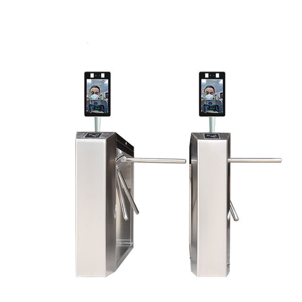 Automatic aluminium alloy face recognition Infrared temperature measurement security System Channel gate