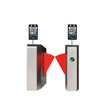 Automatic aluminium alloy face recognition Infrared temperature measurement security System Channel gate