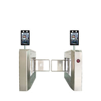 Automatic aluminium alloy face recognition Infrared temperature measurement security System Channel gate