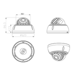 BU-H20 2Megapixel POE IP Camera H.265 Full HD1080P IP Camera