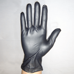 Hongray Colored PVC gloves (black)(100 gloves)