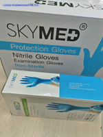 Guanti da esame in nitrile non sterili Skymed Guanti monouso certificati CE FDA