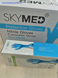 Skymed Non-Sterile Nitrile Examination Gloves Disposable  Gloves Ce FDA Certificated